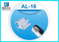 Alaşım Alüminyum Boru Eklemleri AL-16 Çift Taraflı Dış Bağlayıcı Eloksal Gümüş
