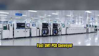 SMT PCB Konveyör Makinesi PLC Kontrolü Hızlı Montaj