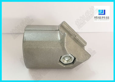 Silver Die Casting Aluminium Tube Joints / Female Aluminum Tubing Connectors