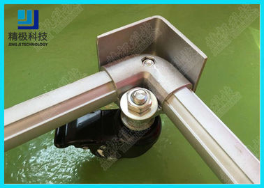 Elbow Connection With Flange Frame Aluminum Alloy Tubing fitting OD 28mm  AL-37