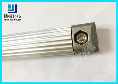 Scroll Bars Aluminium Alloy Pipe Seamless Silvery Laciness Tubing OD 29mm AL-R