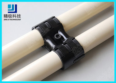 Adjustable Swivel Metal Pipe Joints For Rotating In Pipe Rack System Black Fitting HJ-8