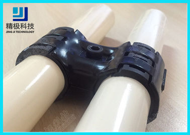 Adjustable Swivel Metal Pipe Joints For Rotating In Pipe Rack System Black Fitting HJ-8
