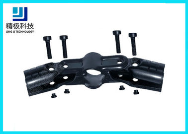 Durable Black Metal Pipe Joints 360 Degree Rotating Angle Pipe Connectors HJ-12