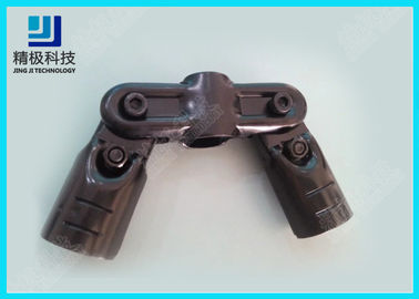 Durable Black Metal Pipe Joints 360 Degree Rotating Angle Pipe Connectors HJ-12