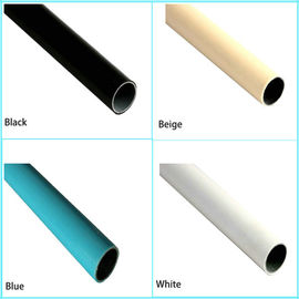 ABS / PE Coated Plastic Coated Steel Pipe OD 28mm Flexible For Workbench