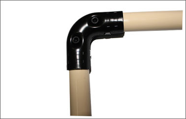 90 Degree Black Metal Pipe Connectors Elbow Pipe Fittings For Pipe Racking System