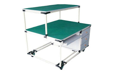 Custom Small Garage Workbenches Rack Display With Plastic Coated Pipes