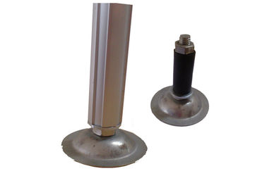 Flexible PP Plastic + Steel Screw Pipe Rack Fittings / Accessories