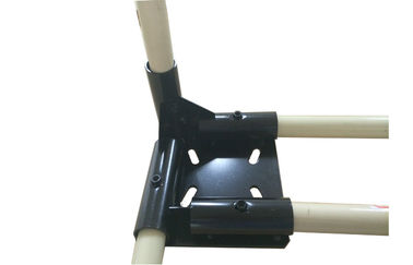 ABS Coated Pipe and Caster Wheel Connector of Metal Pipe Rack Fittings