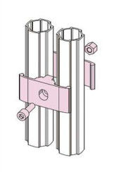 ISO9001 AL-11 Parallel Connector Aluminium Pipe Joints