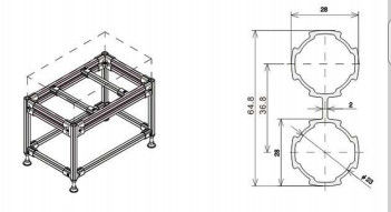 AL-B Die Casting Alloy Aluminum Tube 6063-T5 With Flange