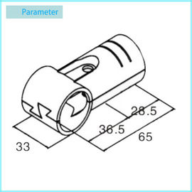 High Gloss Electrophoresis Flexible Metal Pipe Joint Connectors For Industrial