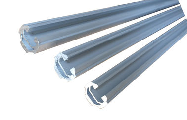 Aluminium Alloy Pipe and Tubing 6063 / Silvery 28mm Large Diameter Aluminum Pipe