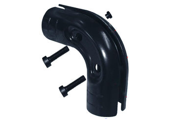 90 Degree Angle Metal Pipe Connectors , High Intensity Elbow Pipe Rack Joints