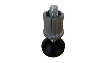 Black Plastic Bracket  Foot Cup Pipe Adjuster PP Bracket