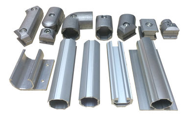 Extruded Aluminum Alloy Tubing / Aluminum Pipe Joints For Electronic Industrial