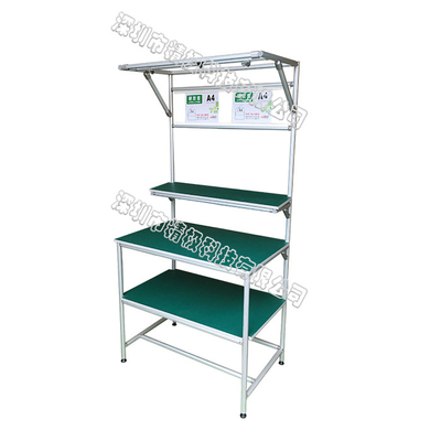 ESD Loading Aluminium Profile Workbench Removable For Custom Shelving