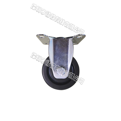 Flat Fixed 4 Inch Swivel Caster Wheels PU PVC PP For Workbench