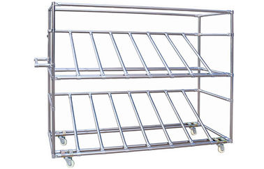 Storage Rack 6063 - T5 Aluminum Pipe Rack Pipe Joint Argentate ODM OEM