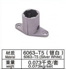 Alüminyum Boru Çapı 28mm için AL-33 Alaşım 6063-T5 Alüminyum Boru Konnektörü