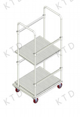 KUTED Transport Trolley III 100kg Load Capacity for Plating/Dry Film/ENIG Process