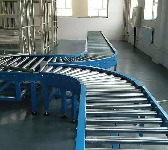 Roller Conveyor Production Line , Light And Fast Running Straight Line Roller Conveyor Line