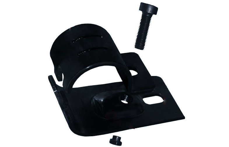 Metal Tube Joiners Connectors Customized Black Metal Tube Connectors For Various Voltage Ratings