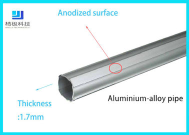 Alüminyum alaşım boru çapı 28 mm boru duvar kalınlığı 1.7 mm Gümüş Beyaz AL-2817