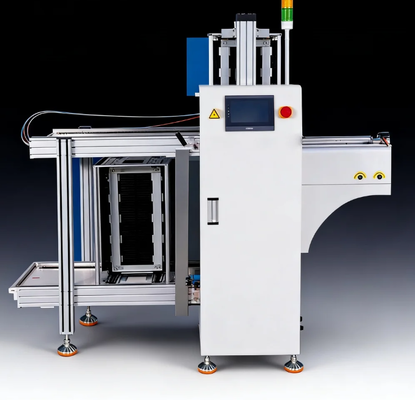 Manuel Ayar Genişlik Ayarı SMT PCB Konveyörü PCB Kalınlığı ile Uyumlu 0,4 ila 5 Mm SMT PCB Transfer Ekipmanı
