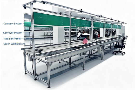 İki taraflı Otomatik PCB Bağlantı Hattı.