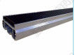 Siyah Tekerlek 4000mm / Bar 50A Ağır Hizmet Makaralı Tramvay için FIFO Rafları SGS